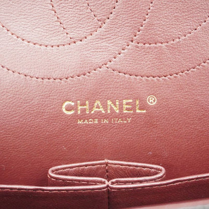 Chanel Shoulder Bag Deca Matelasse Caviar Skin Black Gold Hardware Women