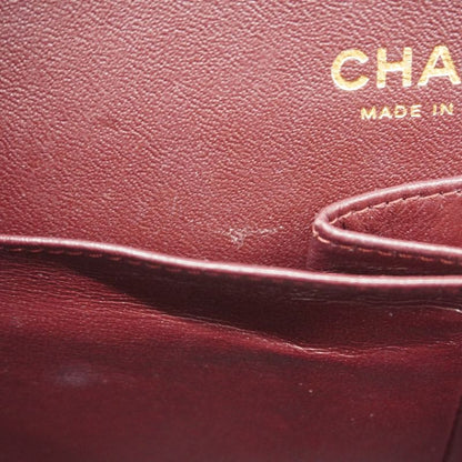 Chanel Shoulder Bag Matelasse Caviar Skin Black Gold Hardware Women