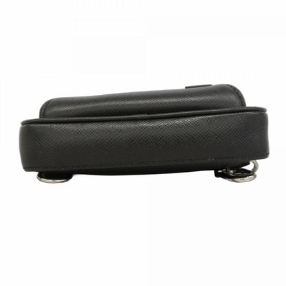 Louis Vuitton Body Bag Taiga Ave News Ring Bag M30863 Noir Black Men's