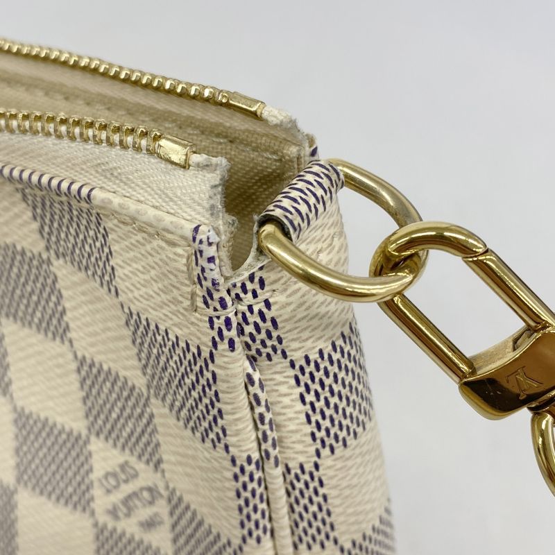 Louis Vuitton Pouch Damier Azure Pochette Accessoire N51986 White Ladies