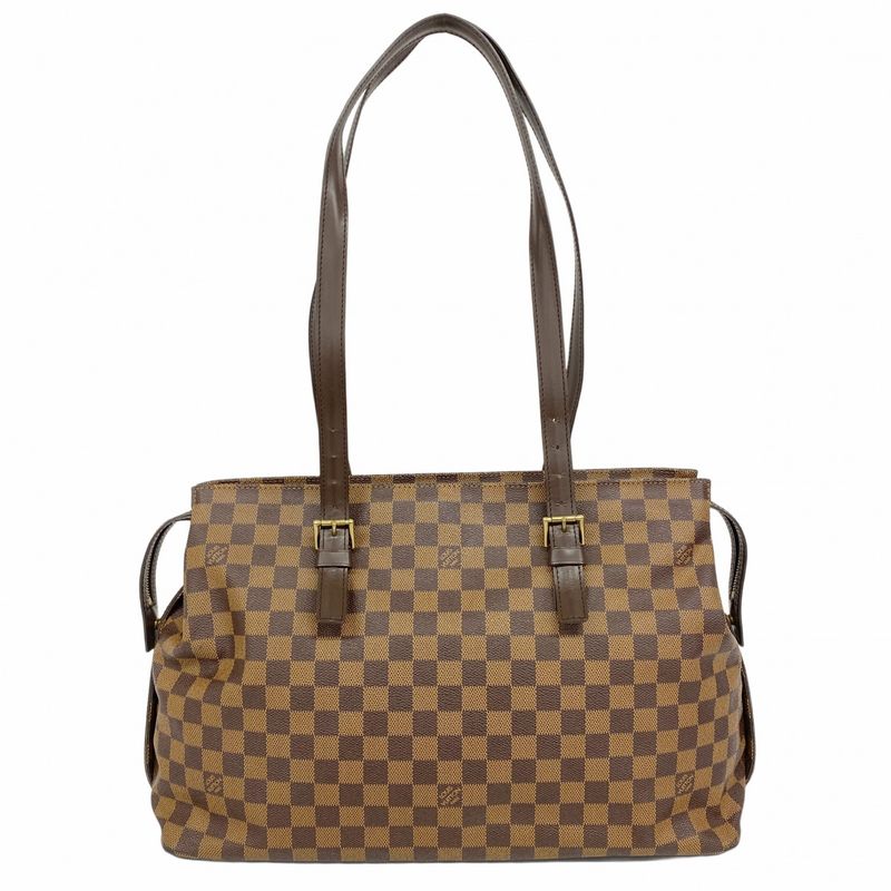 Louis Vuitton Damier Chelsea N51119 Ebene Womens Tote Bag