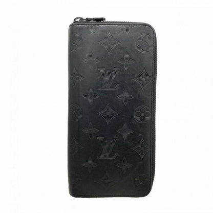 Louis Vuitton Long Wallet Monogram Shadow Zippy Wallet Vertical M62902 Black