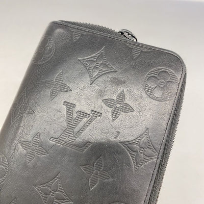 Louis Vuitton Long Wallet Monogram Shadow Zippy Wallet Vertical M62902 Black
