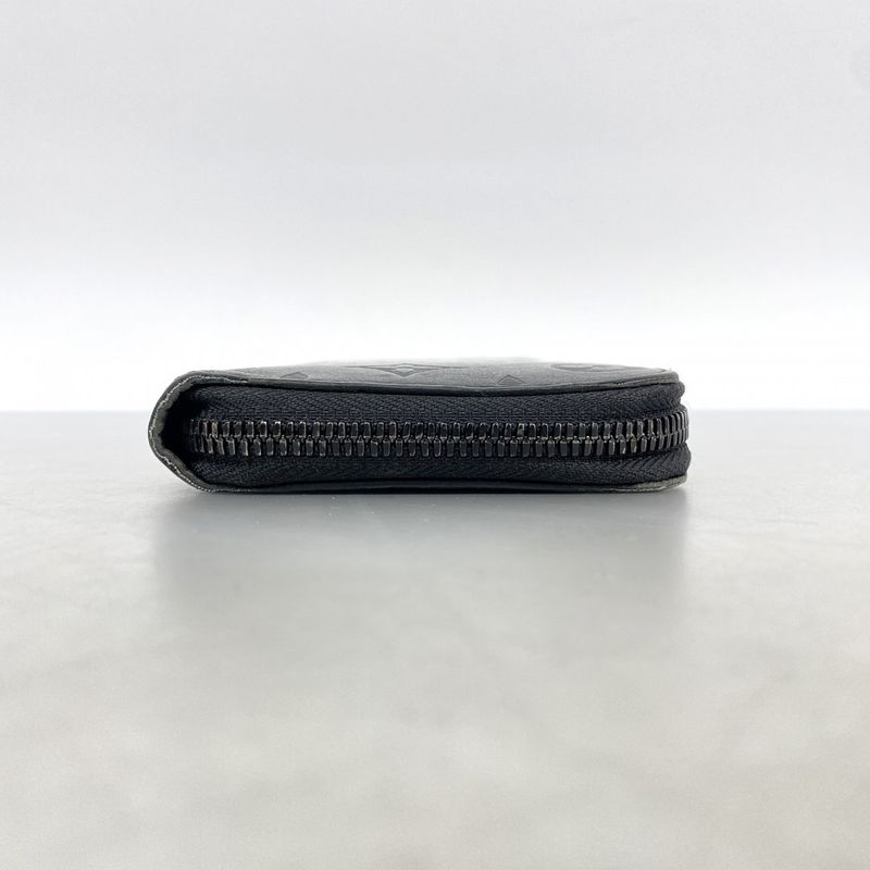 Louis Vuitton Long Wallet Monogram Shadow Zippy Wallet Vertical M62902 Black