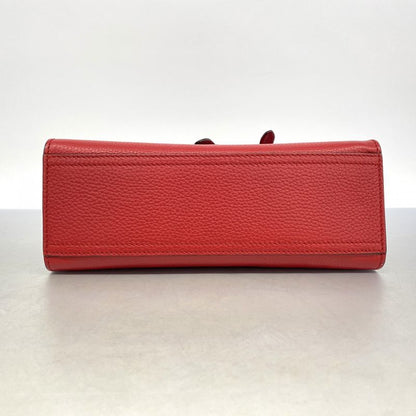 Gucci Handbag Ggmarmont 442622 Leather Red Gold Hardware 2way Bag Ladies