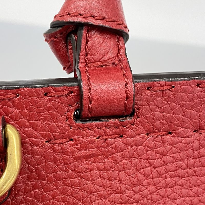 Gucci Handbag Ggmarmont 442622 Leather Red Gold Hardware 2way Bag Ladies