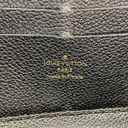 Louis Vuitton Monogram Empreinte Zippy Wallet M60571 Noir Black Ladies