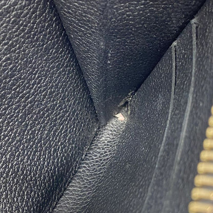 Louis Vuitton Monogram Empreinte Zippy Wallet M60571 Noir Black Ladies