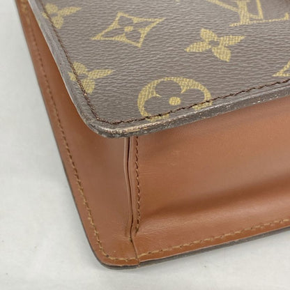 Louis Vuitton Clutch Bag Monogram Chaillot M51788 Brown Ladies