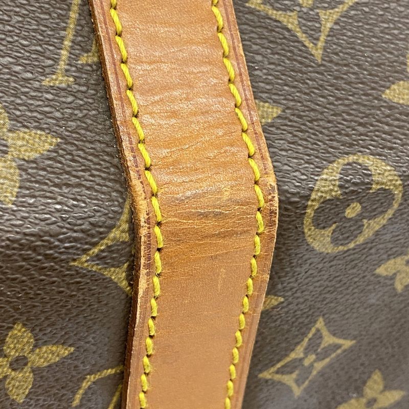 Louis Vuitton Boston Bag Monogram Keepall 55 M41424 Brown Men Women Unisex