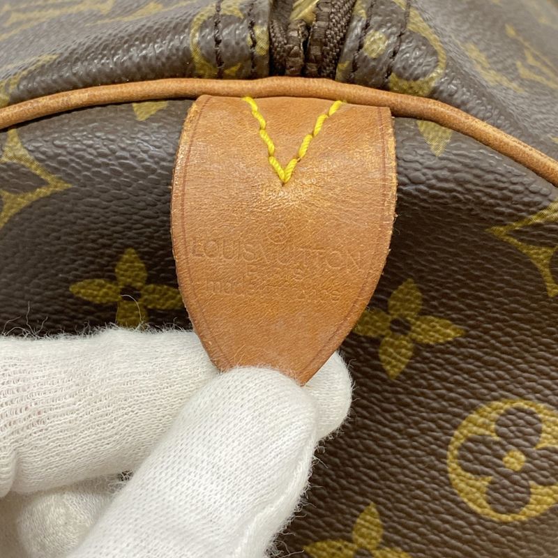 Louis Vuitton Boston Bag Monogram Keepall 55 M41424 Brown Men Women Unisex