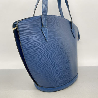 Louis Vuitton Shoulder Bag Epi Saint Jacques Shopping M52265 Toledo Blue Women's