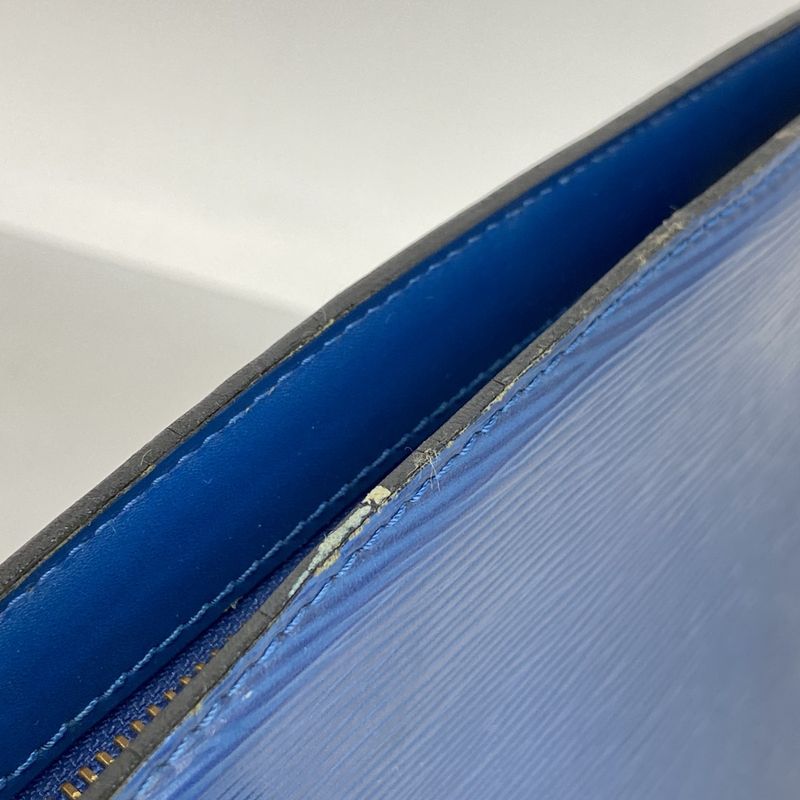 Louis Vuitton Shoulder Bag Epi Saint Jacques Shopping M52265 Toledo Blue Women's