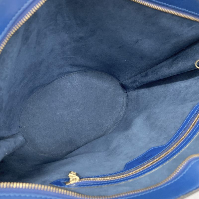 Louis Vuitton Shoulder Bag Epi Saint Jacques Shopping M52265 Toledo Blue Women's