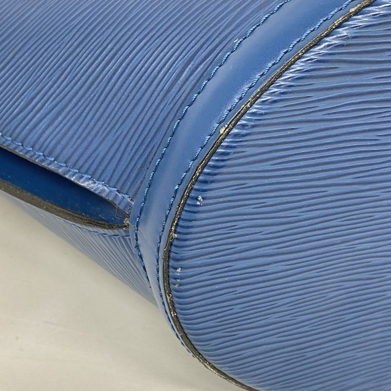 Louis Vuitton Shoulder Bag Epi Saint Jacques Shopping M52265 Toledo Blue Women's