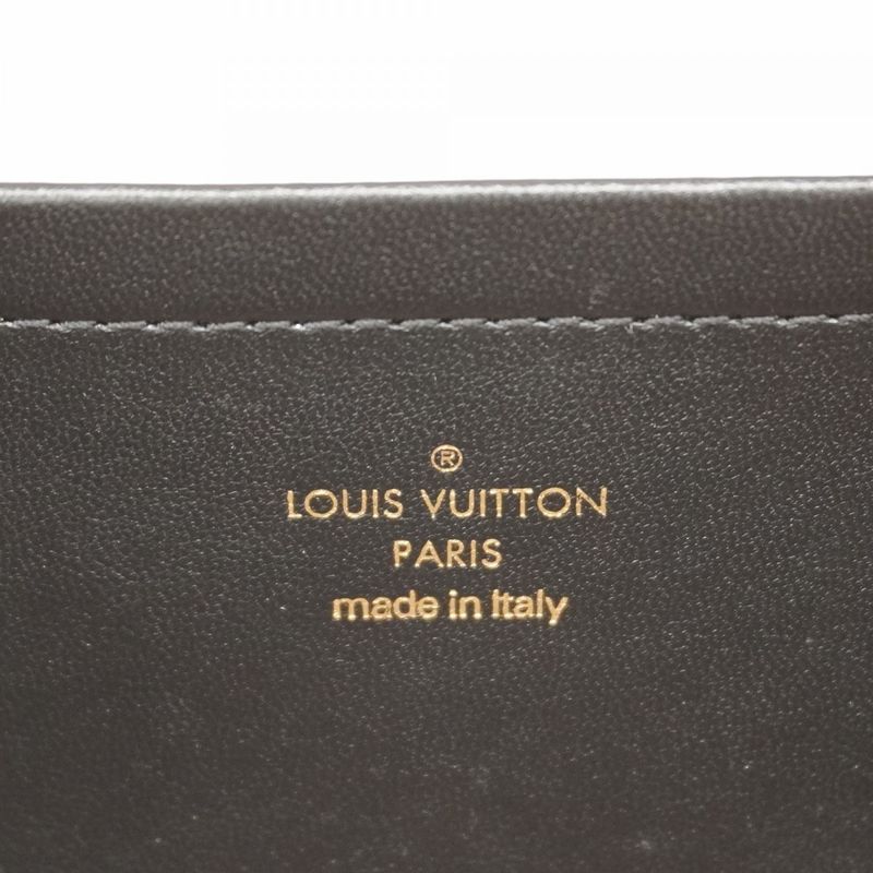 Louis Vuitton Shoulder Wallet Monogram Embossed Pochette Couss in M82116 Noir