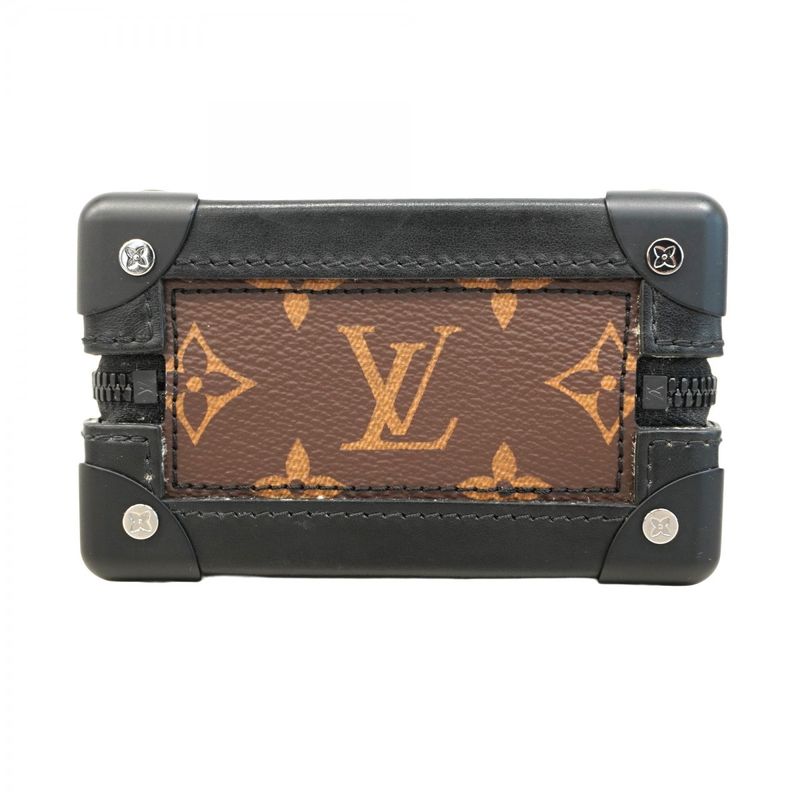 Louis Vuitton Shoulder Bag Monogram/taftage Vertical Soft Trunk M45079 Brown