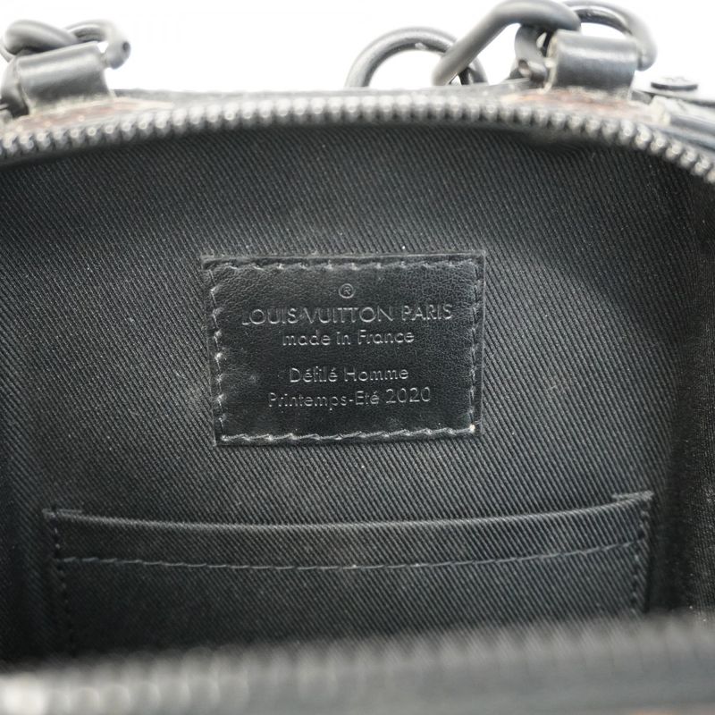 Louis Vuitton Shoulder Bag Monogram/taftage Vertical Soft Trunk M45079 Brown