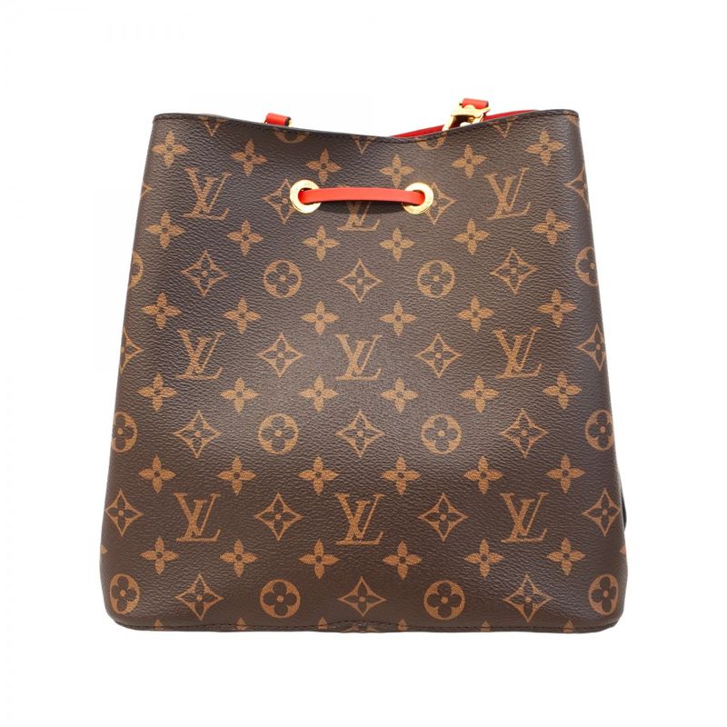 Louis Vuitton Shoulder Bag Monogram Neo-Noé M44021 Brown Coquelicot Ladies