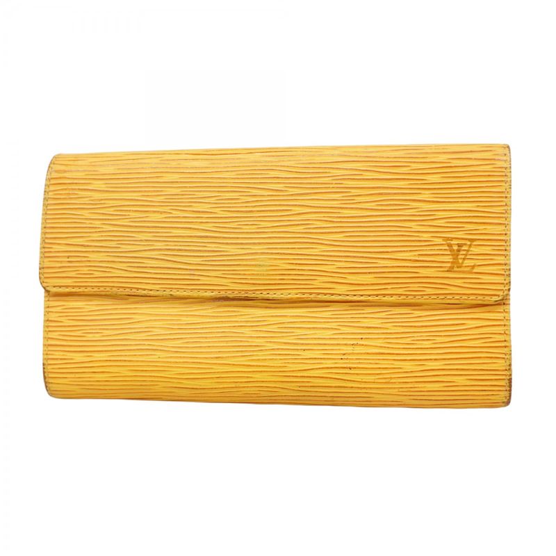 Louis Vuitton Epi Pochette Porte Monet Cles Di M63579 Jeanne Women's Long Wallet