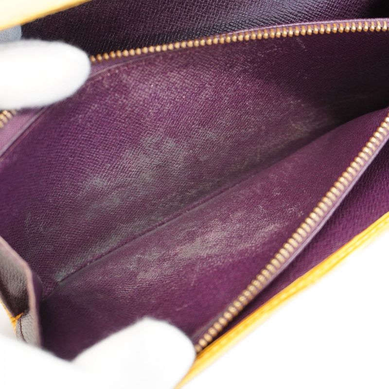 Louis Vuitton Epi Pochette Porte Monet Cles Di M63579 Jeanne Women's Long Wallet