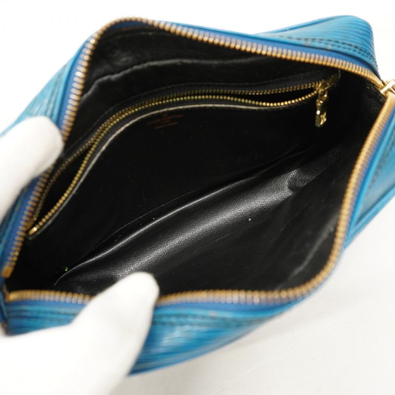 Louis Vuitton Epi Trocadero 24 M52315 Toledo Blue Women's Shoulder Bag