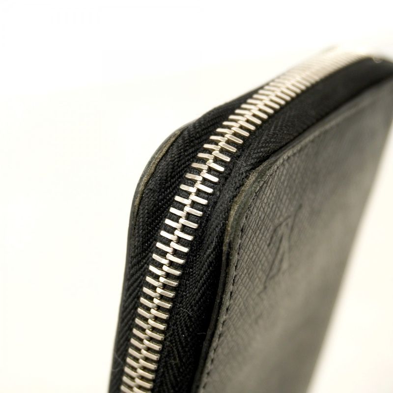 Louis Vuitton Taiga Zippy Wallet Vertical M30503 Ardoise Men's