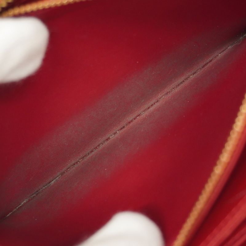 Louis Vuitton Long Wallet Vernis Zippy Wallet M91981 Pomme D'amour Ladies