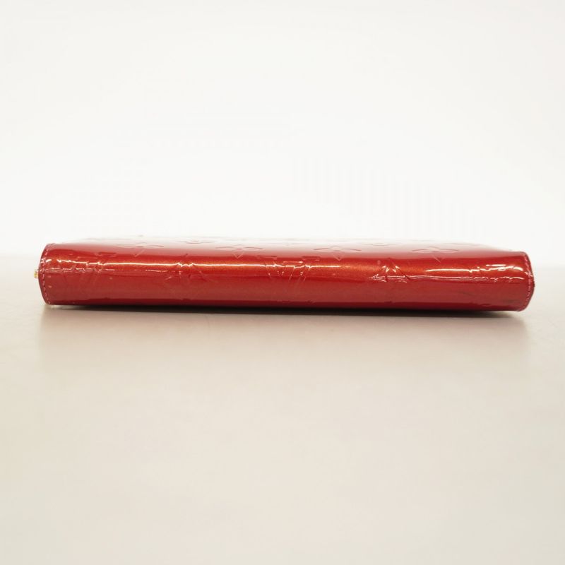 Louis Vuitton Long Wallet Vernis Zippy Wallet M91981 Pomme D'amour Ladies