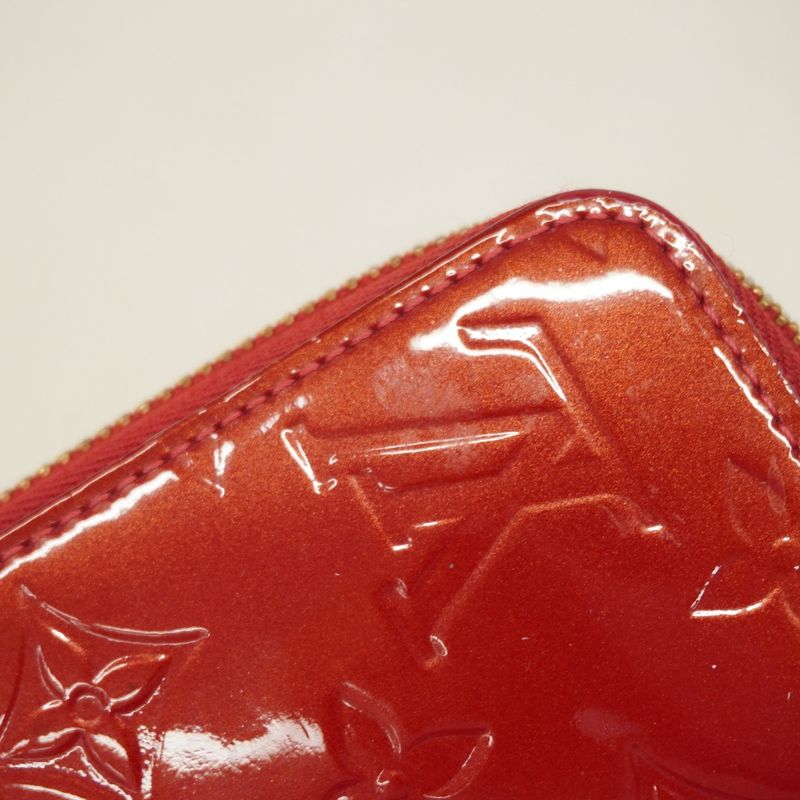 Louis Vuitton Long Wallet Vernis Zippy Wallet M91981 Pomme D'amour Ladies
