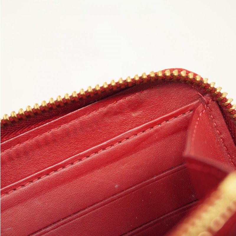 Louis Vuitton Long Wallet Vernis Zippy Wallet M91981 Pomme D'amour Ladies