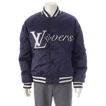 Louis Vuitton 2025 Nylon LV Lovers Embroidered Baseball Jacket Blouson Outerwear