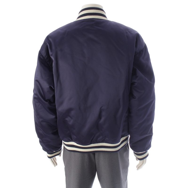 Louis Vuitton 2025 Nylon LV Lovers Embroidered Baseball Jacket Blouson Outerwear