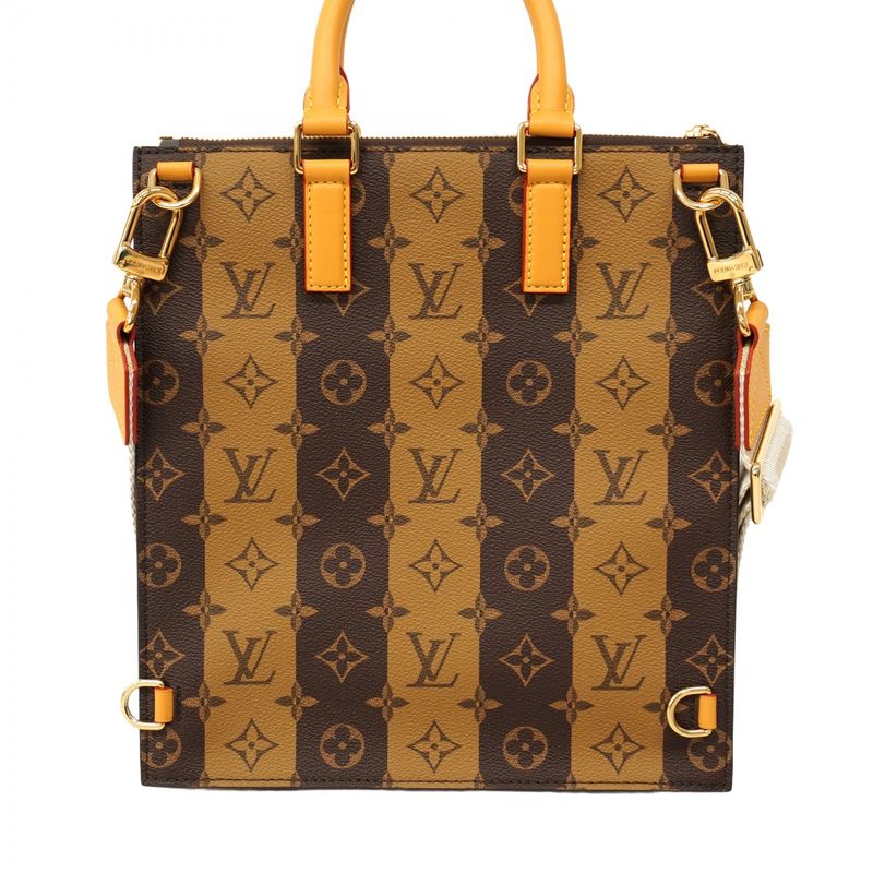 Louis Vuitton Tote Monogram Stripe Sac Pura Messenger M45969 Brown 2way Bag