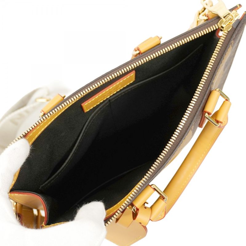 Louis Vuitton Tote Monogram Stripe Sac Pura Messenger M45969 Brown 2way Bag