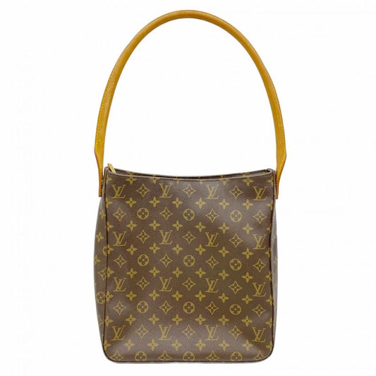 Louis Vuitton Shoulder Bag Monogram Looping GM M51145 Brown Ladies