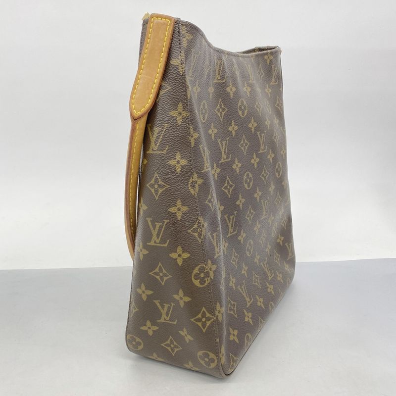 Louis Vuitton Shoulder Bag Monogram Looping GM M51145 Brown Ladies