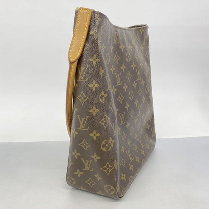 Louis Vuitton Shoulder Bag Monogram Looping GM M51145 Brown Ladies