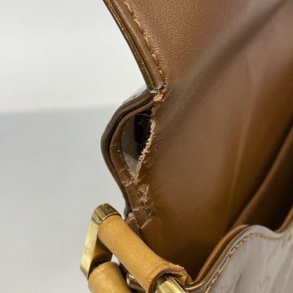 Louis Vuitton Shoulder Bag Vernis Thompson Street M91124 Bronze Women's