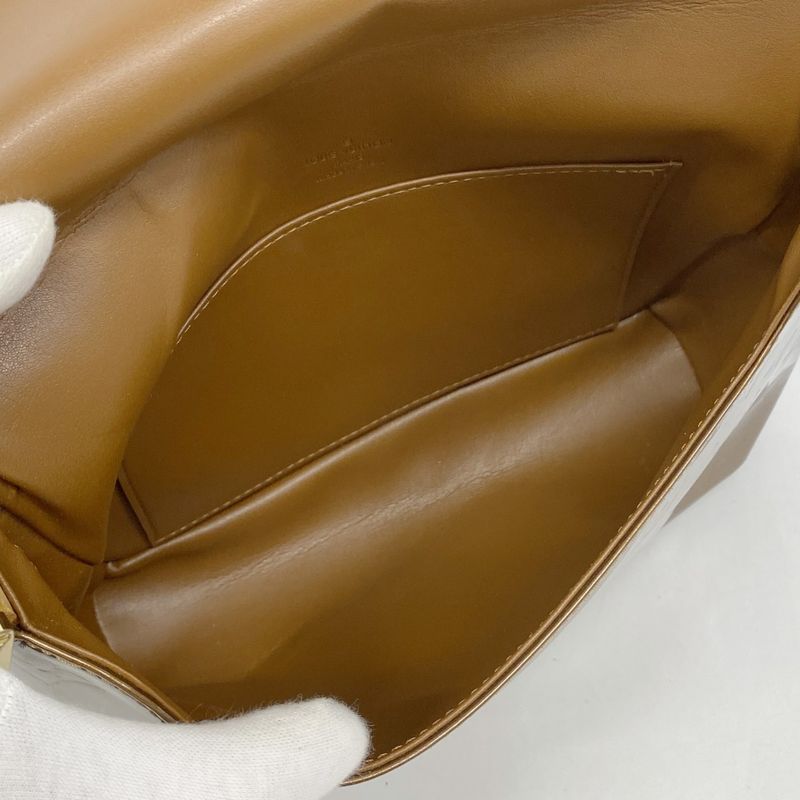 Louis Vuitton Shoulder Bag Vernis Thompson Street M91124 Bronze Women's