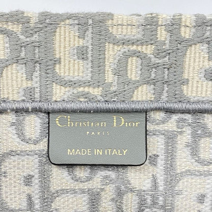 Christian Dior Tote Bag Book Tote Canvas Gray Women's