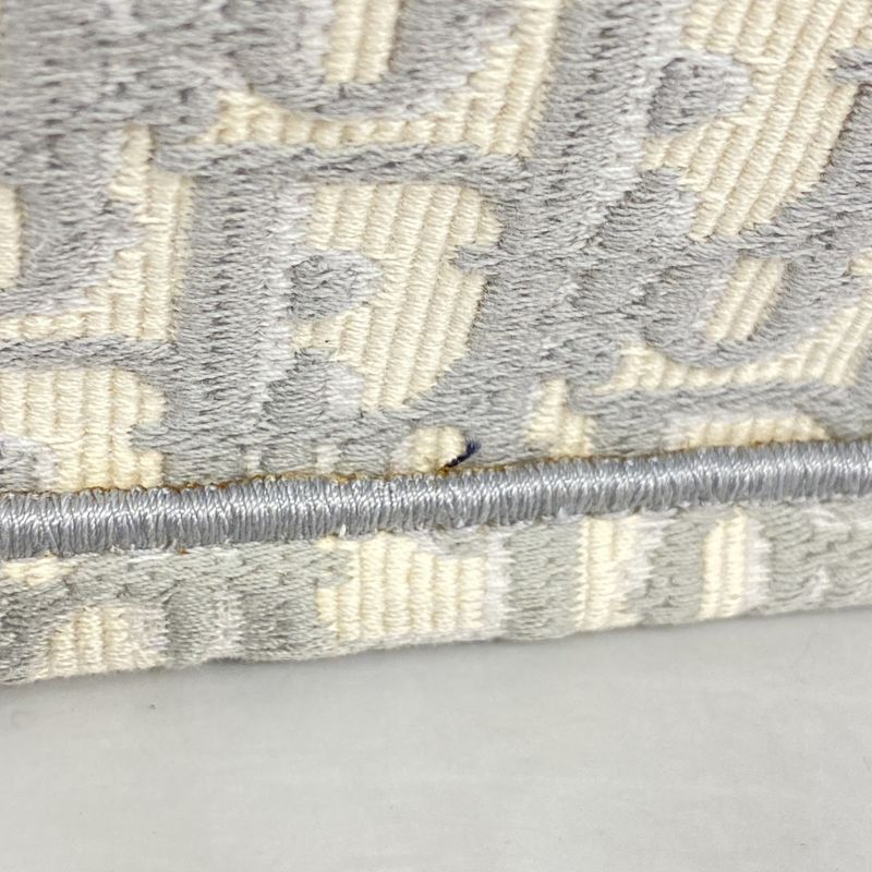 Christian Dior Tote Bag Book Tote Canvas Gray Women's