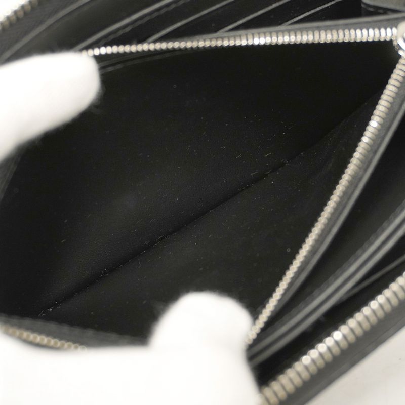 Louis Vuitton Mahina Zippy Wallet M61867 Noir Black Women