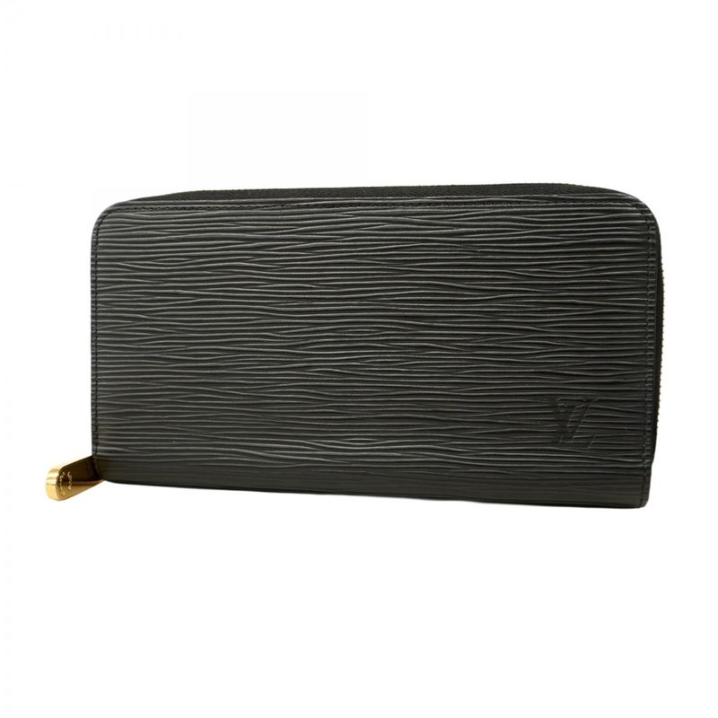 Louis Vuitton Epi Zippy Wallet M68755 Noir Black Women