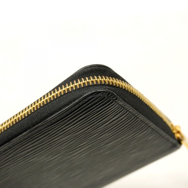 Louis Vuitton Epi Zippy Wallet M68755 Noir Black Women