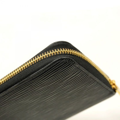 Louis Vuitton Epi Zippy Wallet M68755 Noir Black Women