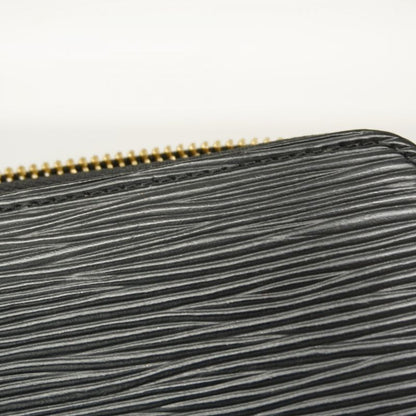 Louis Vuitton Epi Zippy Wallet M68755 Noir Black Women