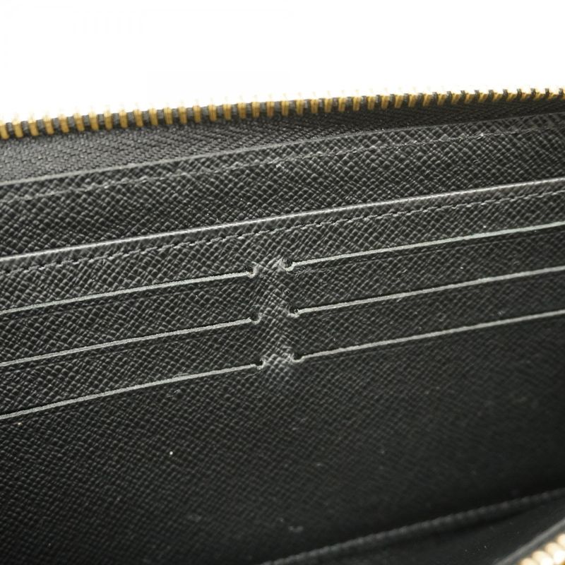 Louis Vuitton Epi Zippy Wallet M68755 Noir Black Women