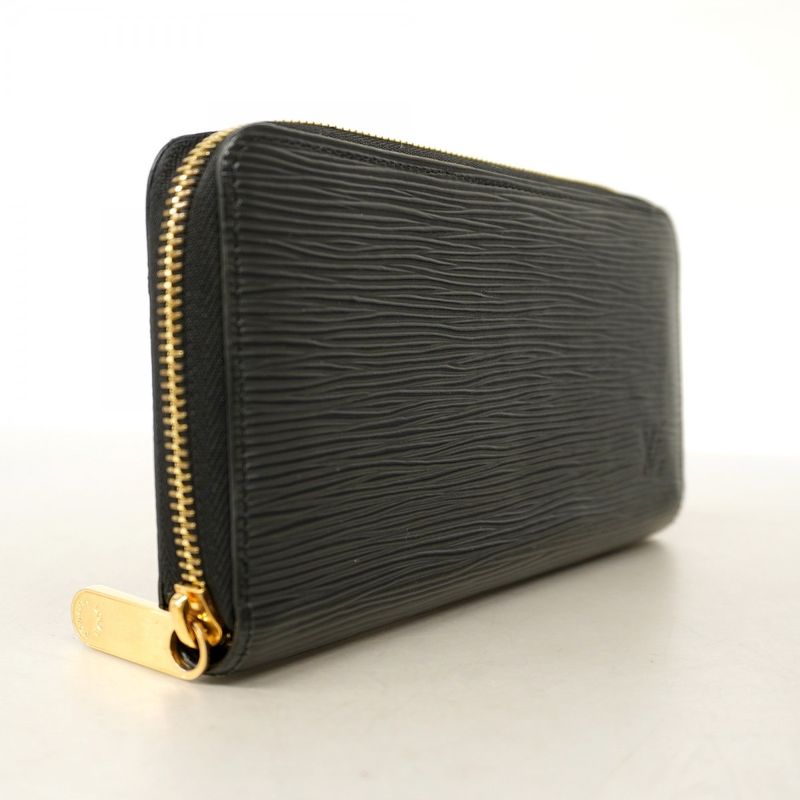 Louis Vuitton Epi Zippy Wallet M68755 Noir Black Women