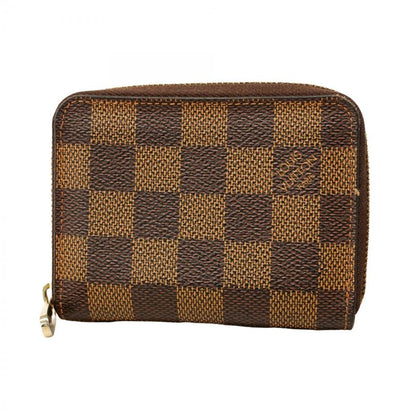Louis Vuitton Coin Case Damier Zippy Coin Purse N63070 Ebène Men Women Unisex